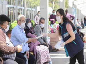 Aydında 65 yaş üstü yurttaşlara ücretsiz maske