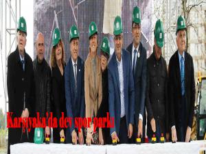 Karşıyakada dev spor parkının temeli atıldı 