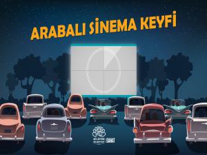 Nilüferde arabalı sinema keyfi başlıyor