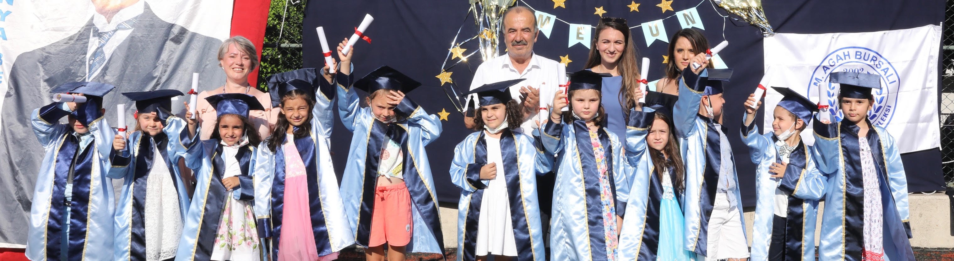 AGAH BURSALI KREŞİ’NDE MEZUNİYET HEYECANI