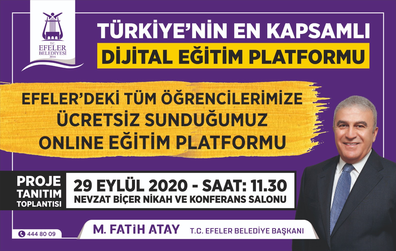 BAŞKAN ATAY’DAN EĞİTİMDE DEV ADIM