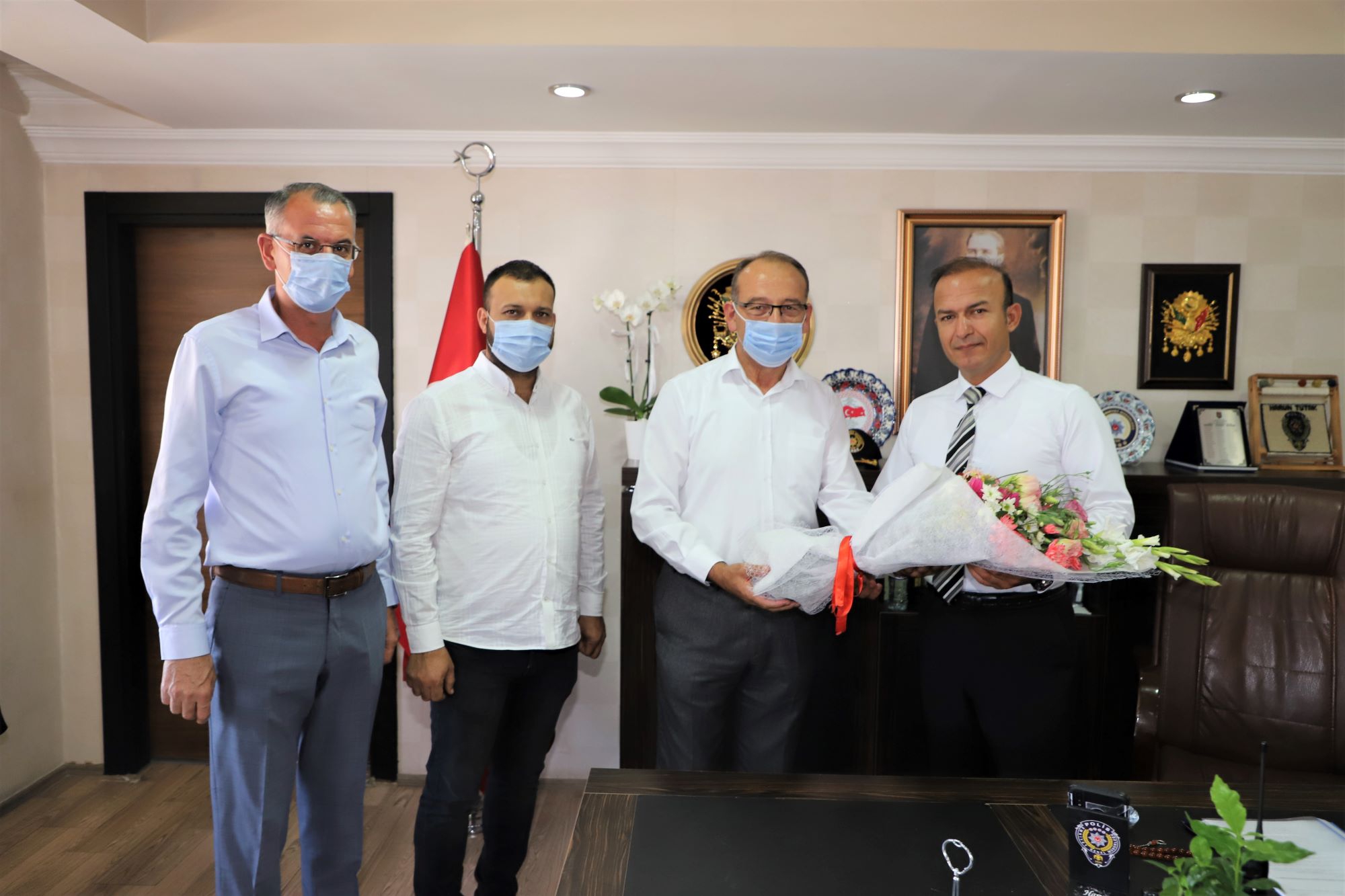 Başkan Çetin Akın’dan Harun Tutak’a Ziyaret 