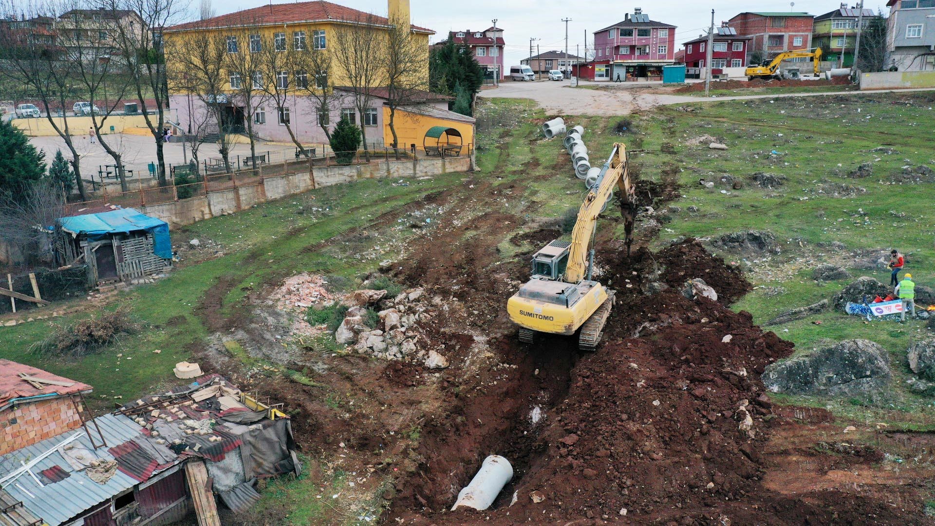 Muhtar talep etti ekipler hemen harekete geçti